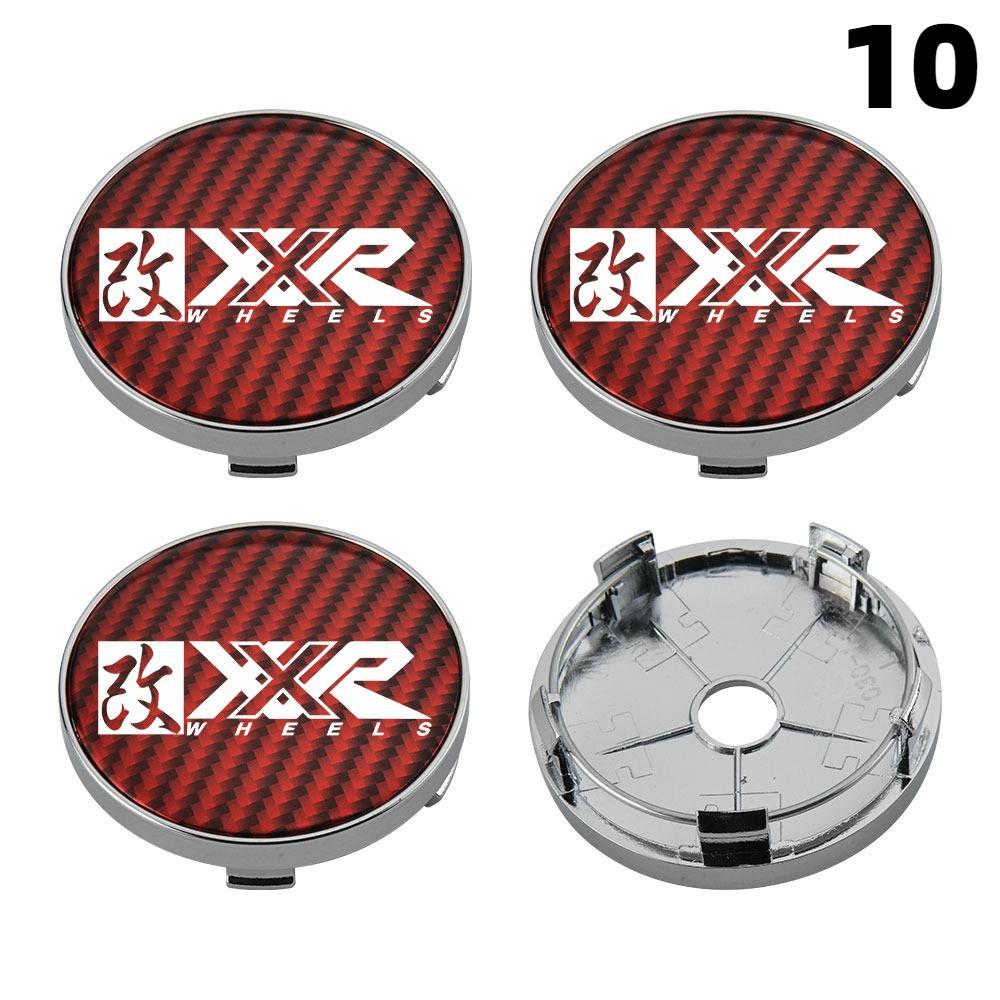 4PCS OD 58MM/60MM/63MM/65MM Cap For Rims SSR XXR Emblem Wheel Center Cap Sport Car Logo Wheel Cover Hub caps