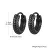 Punk Snake Hoop Earrings for Men,Vintage Waterproof Stainless Steel Sanke Earrings,Gothic Ear Jewelry Gift