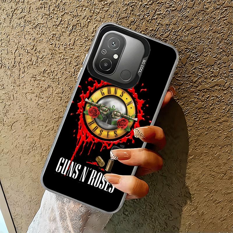 Band G-Guns N R-Roses Shockproof Phone Case for Xiaomi Poco X7 X6 X5 X3 Pro F7 Ultra M8 Redmi 15C 15 14C 13C 12C 10C 13 12 10