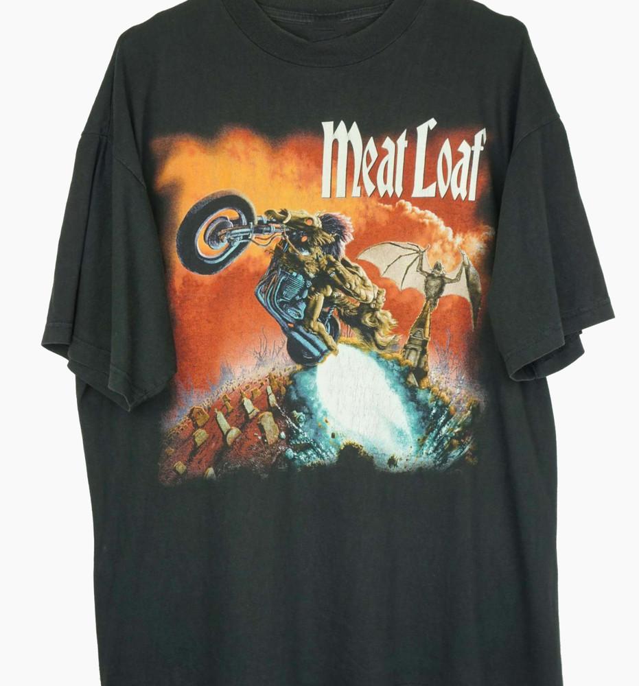 Meat Loaf Bat Out Of Hell T-Shirt Black Men All size Shirt NG546 Unisex T-Shirt
