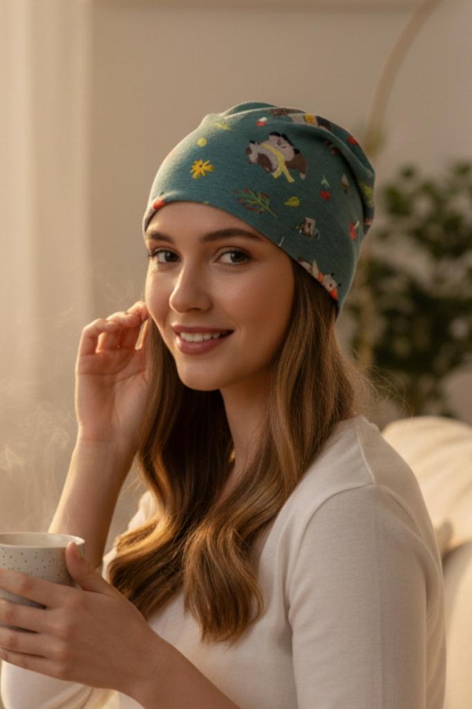 Gaya Comfort Sleeping Cap Forest Green 105 Organic Cotton