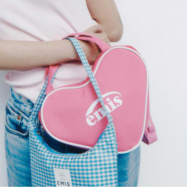 EMIS HEART TOTE BAG (Pink, Blue)