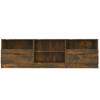 TV Cabinet Smoked Oak 150 x 33.5 x 45 cm Engineered Wood