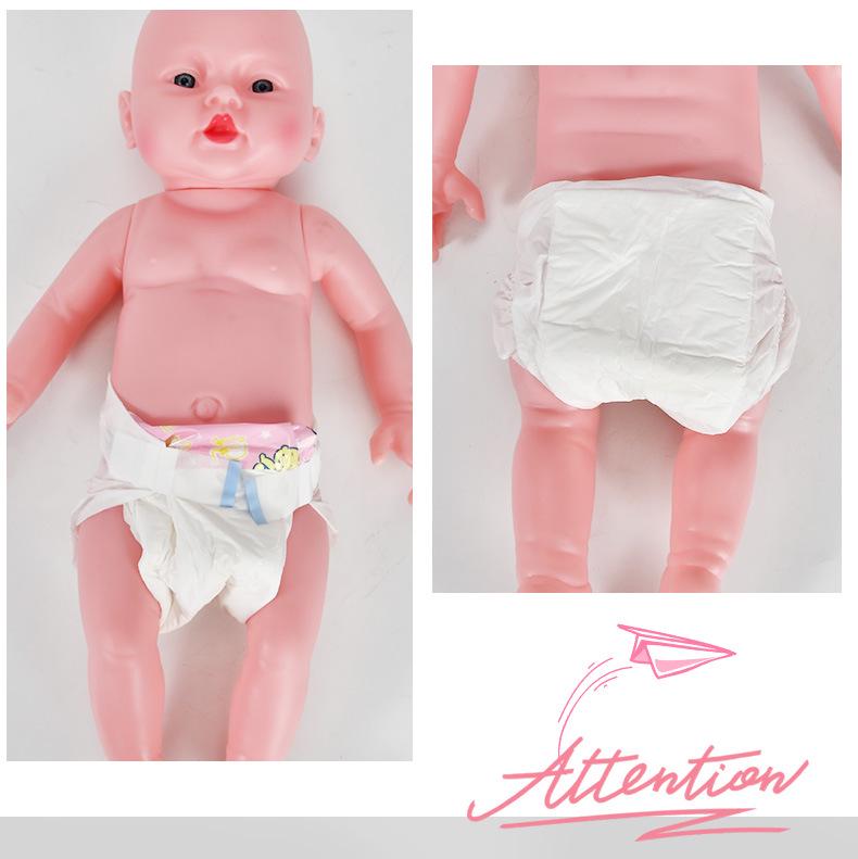 Nezha Baby Doll Diaper Play Set - Simulation Diapers for Children's Playhouse