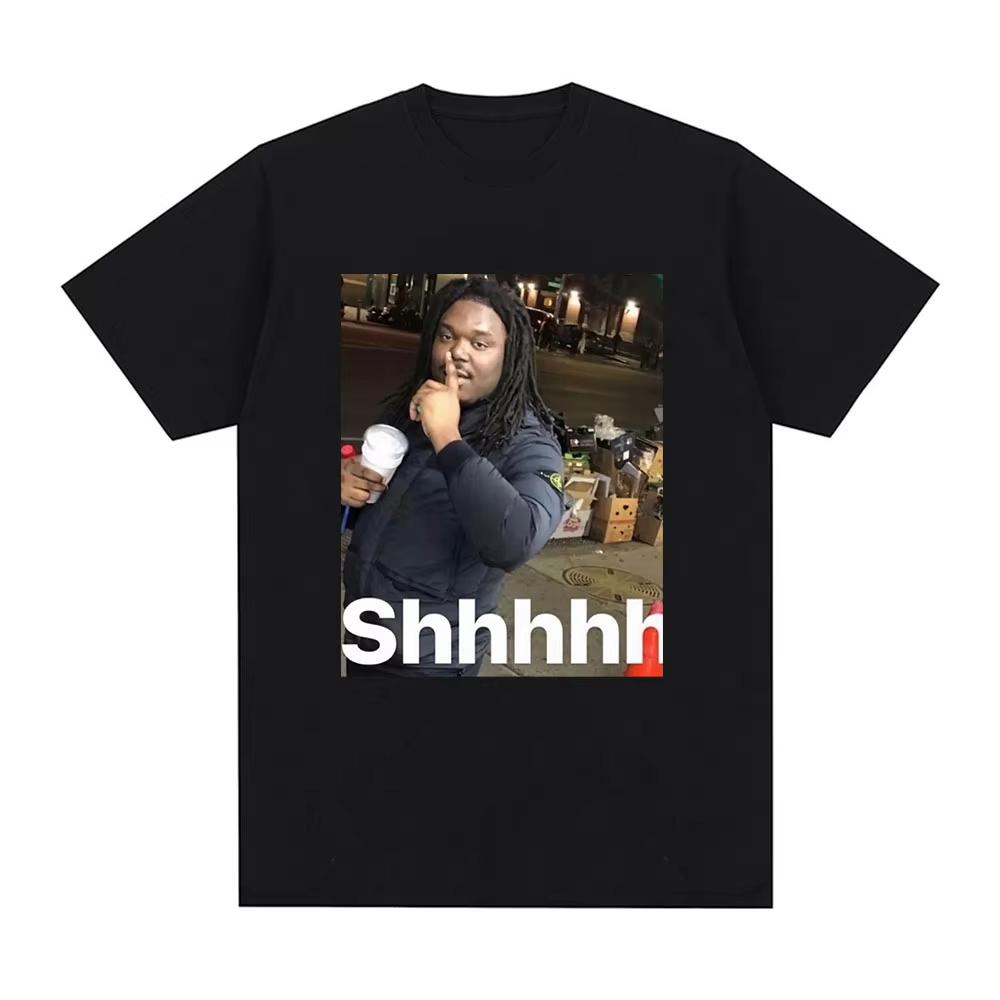

Графическая футболка Lucki Shhhhh Slayworld Opium Twizzy Rich KanKan Графические футболки Мужские Женские Хлопок Оверсайз Короткий рукав Футболка... S разноцветный