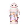 Cartoon Childrens Plastic Cup With Straw And Heat Resistant Material For Outdoor Use