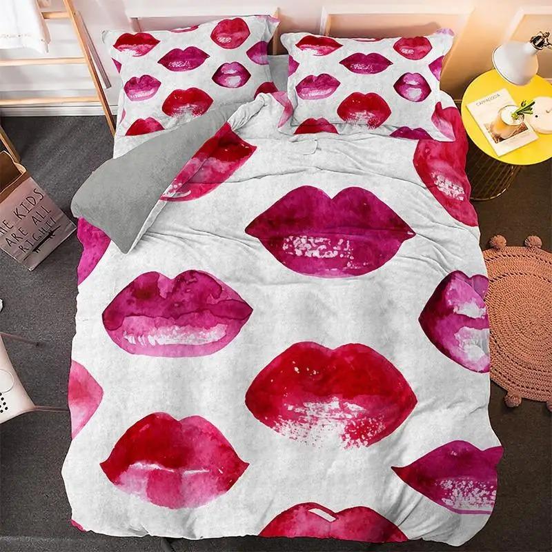 Cartoon Duvet Cover Set King Size Microfiber Cute Color Avatar Print Bedding Set For Kids Teens Soft Kawaii Style Quilt Cover