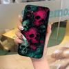 Gothic Patterns Raven Skulls Phone Case For Samsung S26 S25 Edge S24 S23 S22 S21 Ultra Plus Fe A55 56 15 4G 5G Galaxy Silicon Co