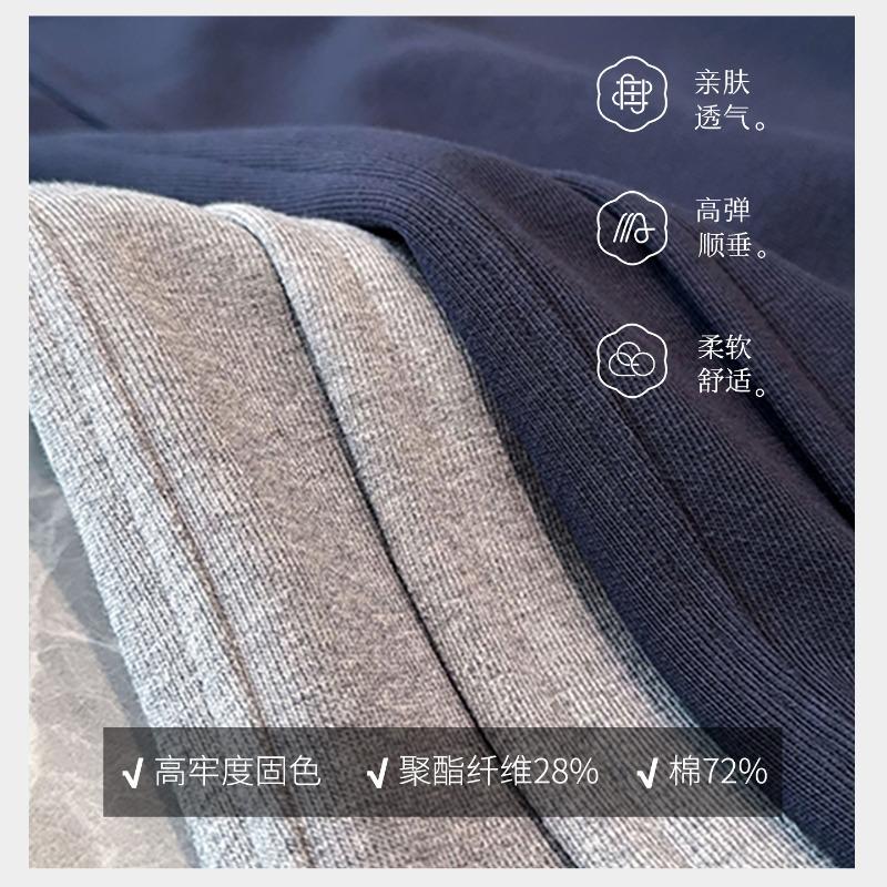 New gray casual pants women's autumn lazy drape high waist straight pants slim loose drawstring sweatpants