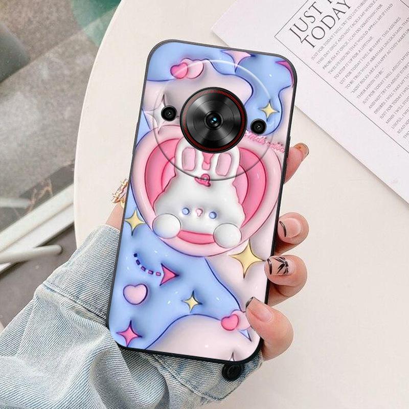 For ZTE Blade A75 5G Phone Case Astronaut Silicone Camera Protection Back Cover For ZTE BladeA75 5G Funda Colorful Coque A 75