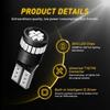 W5W 2x 501 T10 CAR BULBS SIDE LIGHT CANBUS ERROR 24 FREE SMD LED Red Colour
