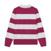 Antomas Textbook Stripe Collared Sweater Men - Red