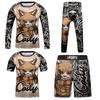 Kids' Sportswear Set: Breathable, Stretchable 4-Piece for Basketball, Football, Cycling & Outdoors