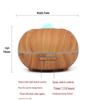 Diffusore di Aromi ad Ultrasuoni con Effetto Legno e Luce Colorata, Umidificatore da 400 ml per la Casa