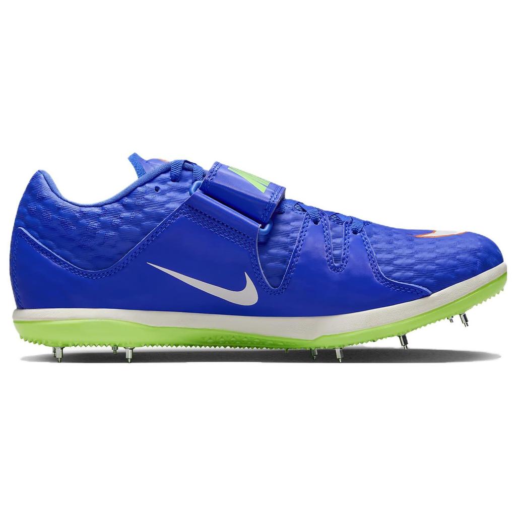Nike High Jump Elite Racer Blue Lime Blast Unisex Sneakers Safety-Orange White 806561-400