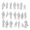 10/50Pcs ABS Plastic Human Scale Multi-Style Pose Miniature Train Scenery Model Building Passengers DIY Character People Figures