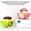 Mini Water Dispenser Baby Toy Food Grade BPA Free Large Capacity Easy To Use UFO Shaped Drinking Water Toy