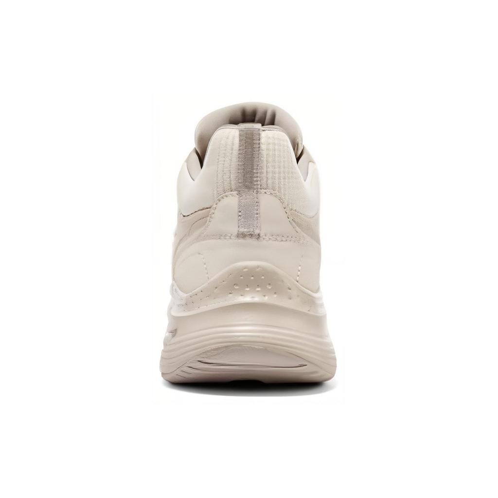 Skechers Arch Fit Stoff Synthetikleder Weich Bequem Mittelhoch Lifestyle Freizeit Schuhe Damen Sneaker Weiß 149775-NAT