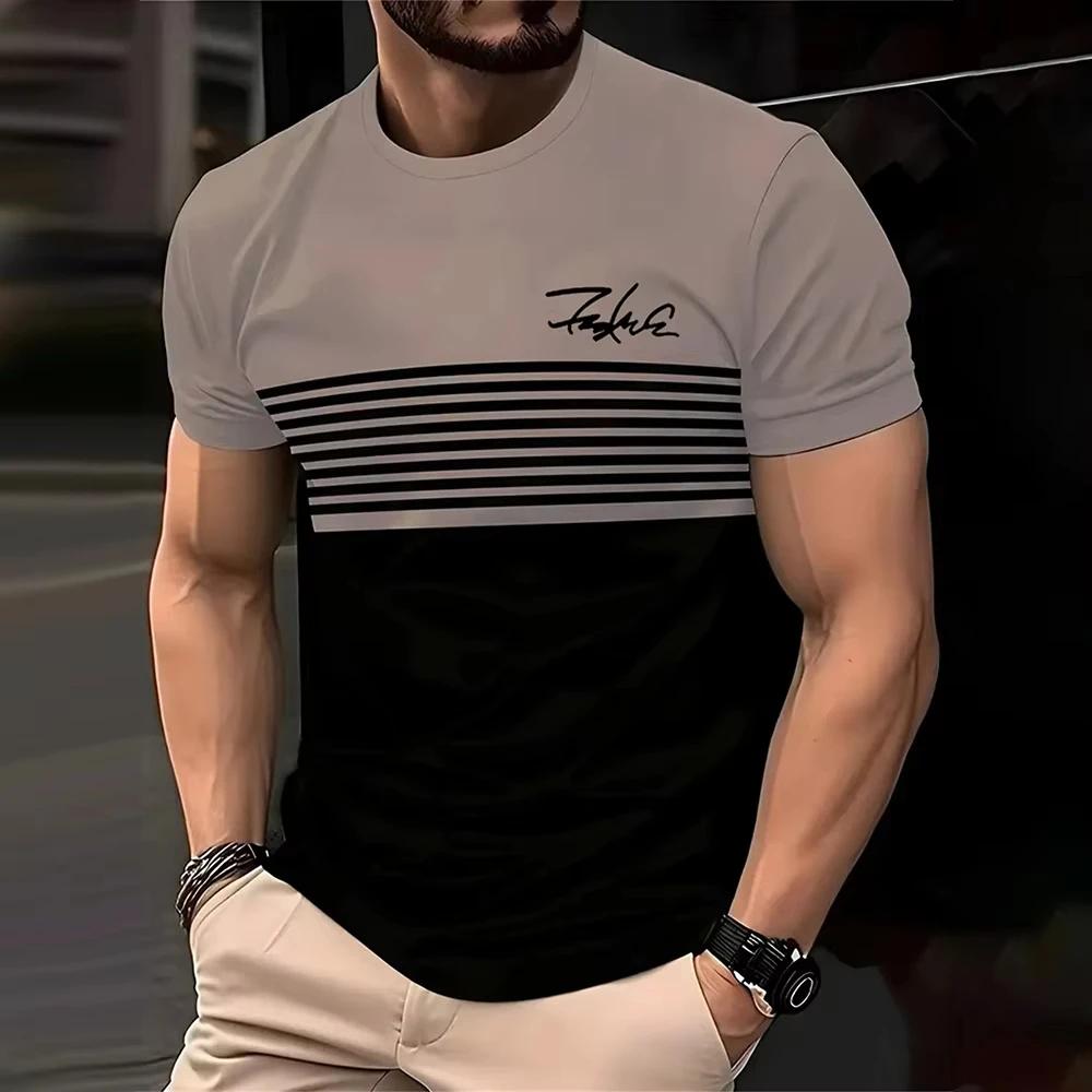 Men's Top Loose Crew Neck Short Sleeve Fashion T-Shirts Men’s