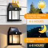 Solar Wall Lamp Waterproof Tungsten Filament Lamp Induction Lamp Household Garden Wall Light Villa Lighting Night Light Outdoor