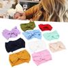 10Pcs Bow Headband Nylon Elastic Head Wrap Hair Band Accessories for Baby Infants Children