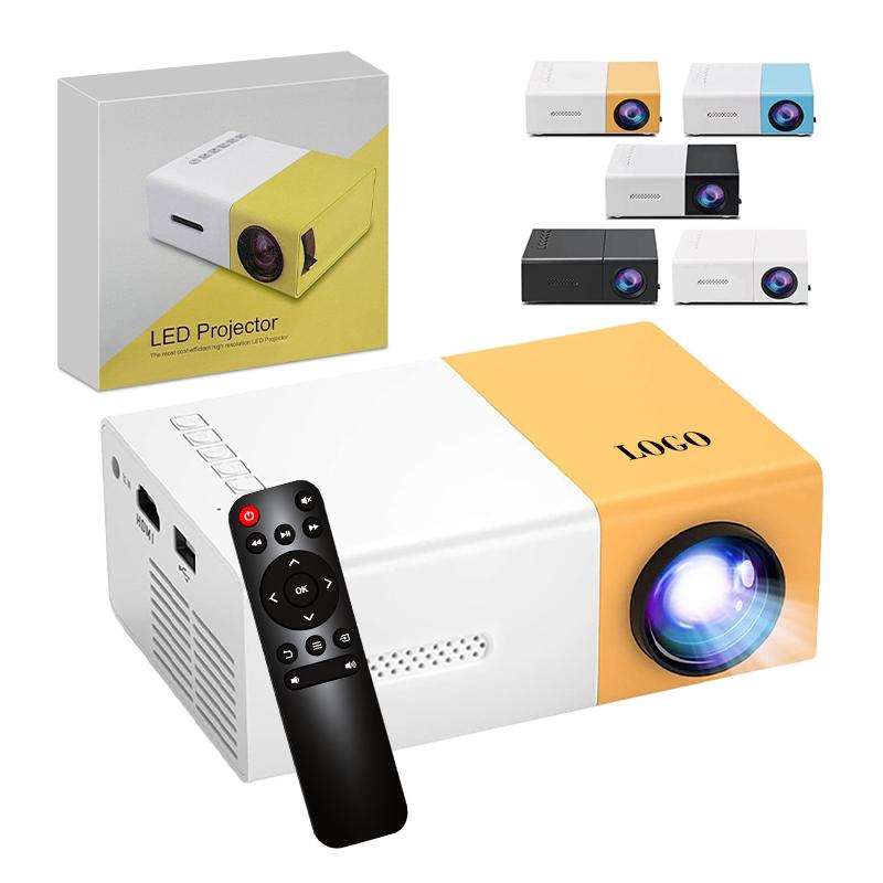 Whatnot 4k YG300 Professional Video Projector Phone Mirroringing Outdoor Movie Projector 1080P-supported Lightweight Projector