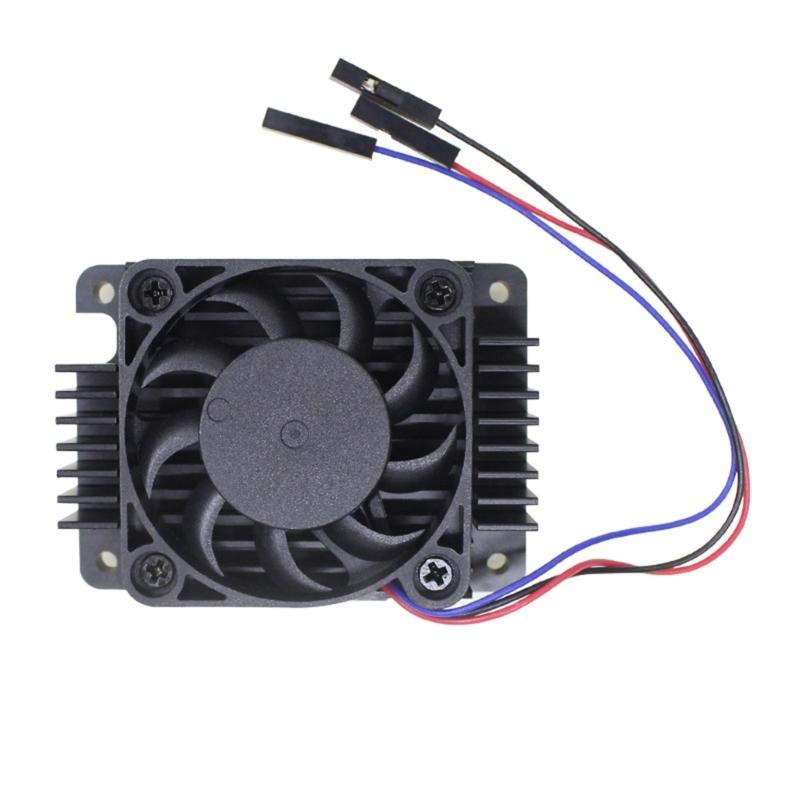 Brushless CPU Cooling Fan With Aluminum Heatsink Low Noise Radiator Heat Dissipation Fan For CM4 Development Board