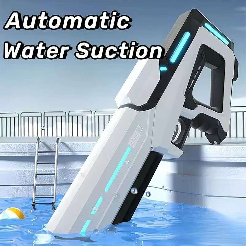 Non-Toxic Electric Water Guns For Adults Powerful Squirt Automatic Water Suction Water Blasters Summer Outdoor Beach Shooting Game Toys