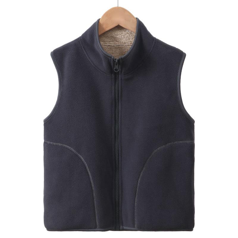 Children's Winter Jacket 2024 Fleece Thick Warm Teenage Boys Girls Vest Autumn Outerwear Casual Coats 15 16 17 Years Waistcoats