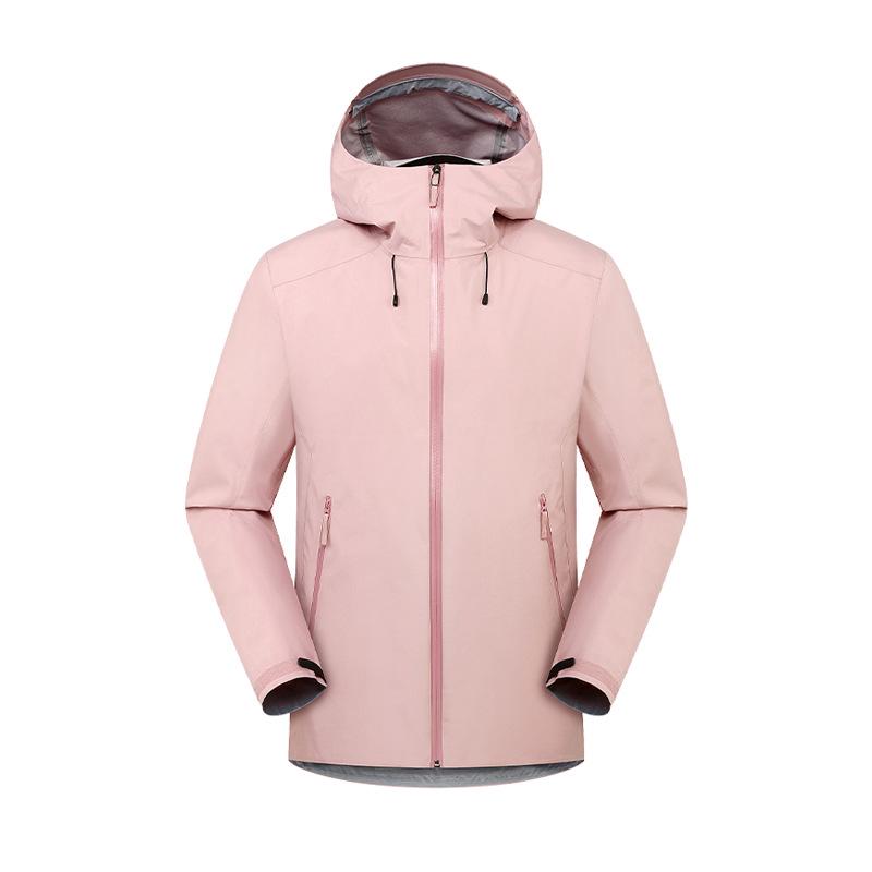 Unisex Windproof Hooded Softshell Windbreaker - Lightweight Outdoor Jacket for Spring & Autumn