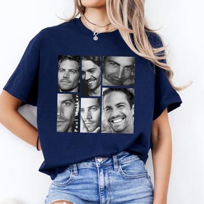 Paul Walker Tribute Shirt and Kids Tshirt: Movie Actor Fan Tee