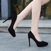European And American Style Fashionable Simple Car Model Catwalk Banquet Etiquette Waterproof Platform Elegant High Heels Shoes