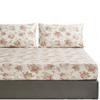Elegant Floral Pattern Mattress Three-Piece Digital Printing Mattress Bedding Set Adult Children