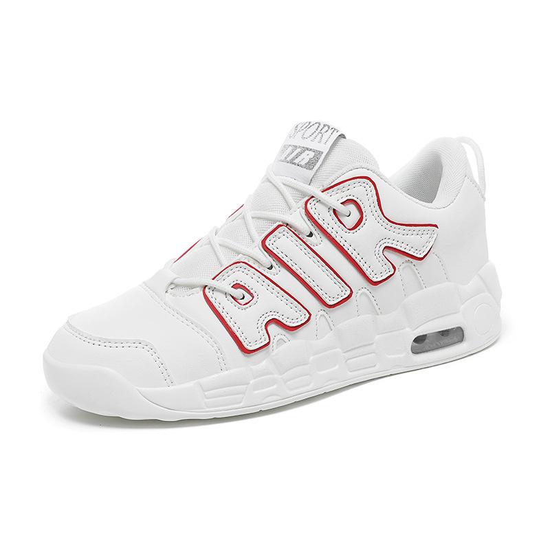 

Мужская мода ретро баскетбольные кроссовки на воздушной подушке импортная торговля большой размер спортивная обувь для улицы повседневная молодежная актуальная баскетбольная обувь 41 белый