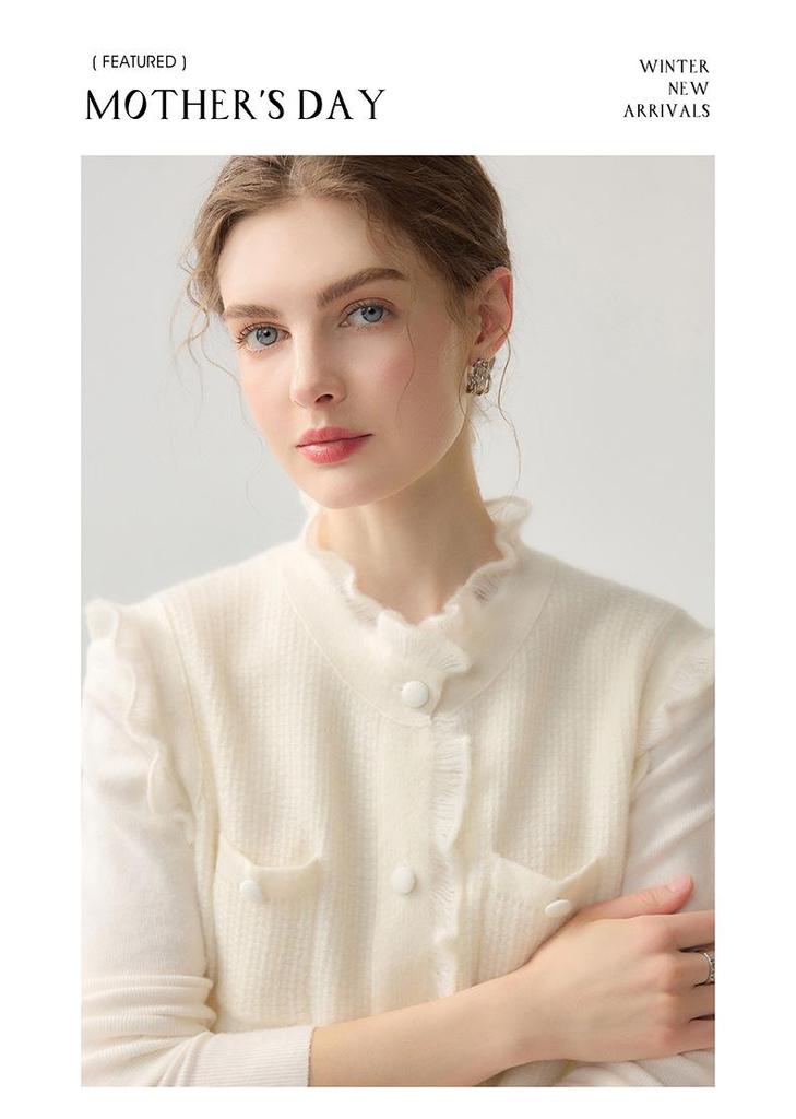Lekasha 100% Pure Cashmere Sleeveless Knit Vest
