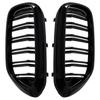 Front Bumper Grille Pair for 2018-2020 BMW 5 Series G30 (51137473691 & 51137473692).