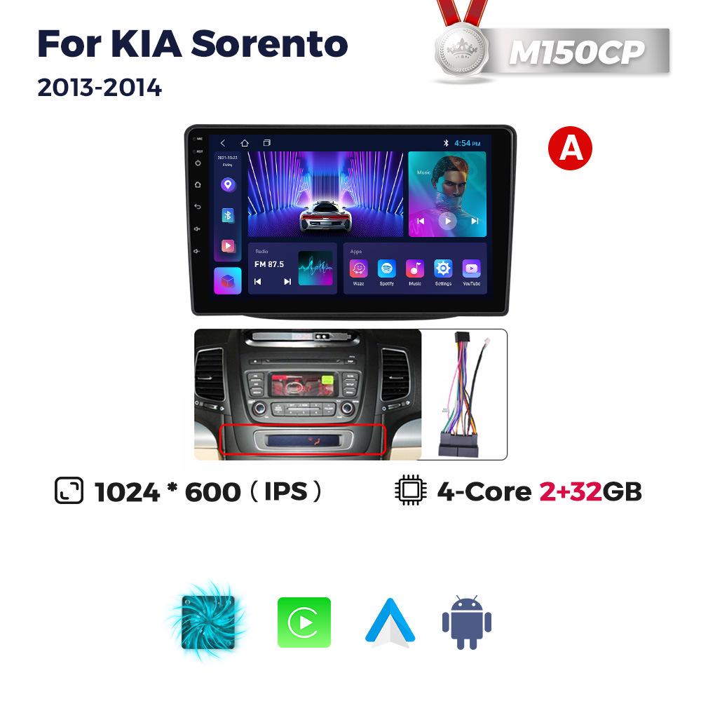 Android Navigation & CarPlay System for 2013-2014 KIA Sorento Central Control