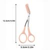 1/3pcs Safe Pink Eyebrow Trimmer with Comb - Metal Teeth No-Scratch, Unisex Shaping Grooming Tool for Men Women, Eyebrow Trimmer