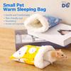 Washable Hamster Sleep Bag for Small Pet Resting SleepSack with Soft Lining For Small Animal Breeding Shelter Place