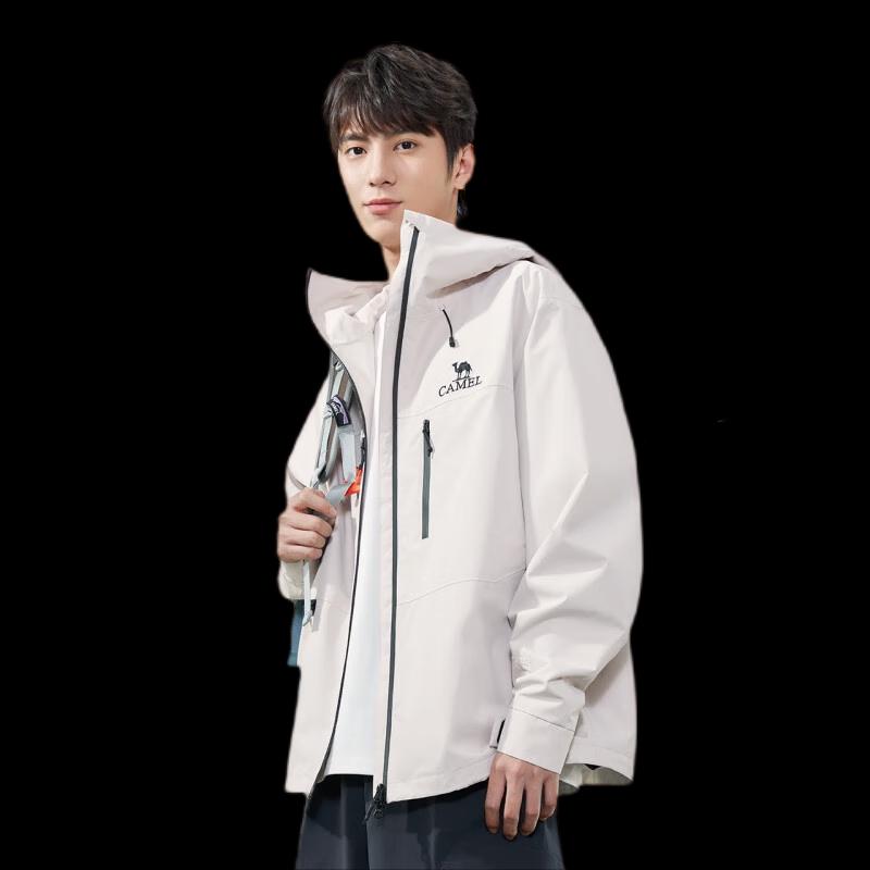 Мужская легкая ветровка цвета верблюда A14BA31187 XXXL