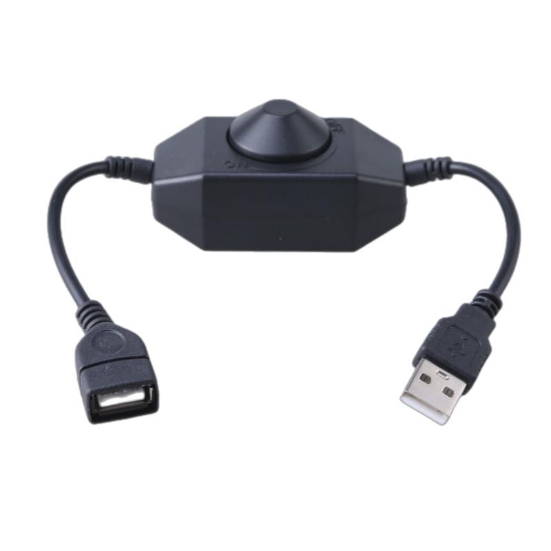 DC5V Stufenlose USB Manuelle Drehknopf LED Dimmschalter für LED Streifen Licht Helligkeitsanpassung USB Lüfter Geschwindigkeitsregler
