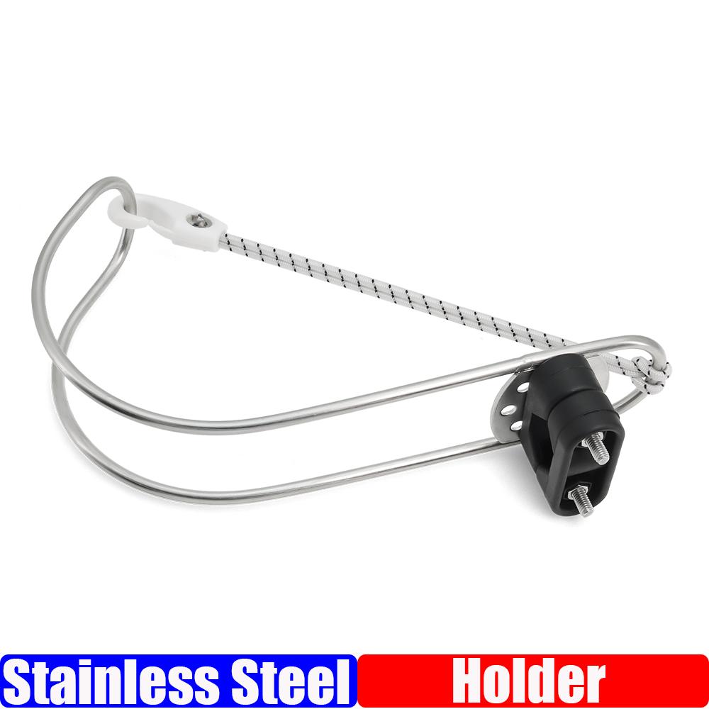 

Marine Stainless Steel Horseshoe Lifebuoy Bracket Life Buoys Ring Holder Swimming Ring Holder Adjustable Rail Boat Accessories