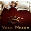 1PC Galatasaray S Custom Name Patterned Flannel Blanket Suitable For All Seasons for Home Decor Warmth and Comfort Gifts Holiday Present