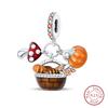 Charms Luminous Firefly Stars Cherry S925 Silver Pendants Beads 3mm DIY Party Christmas Fine Jewelry Making Gifts