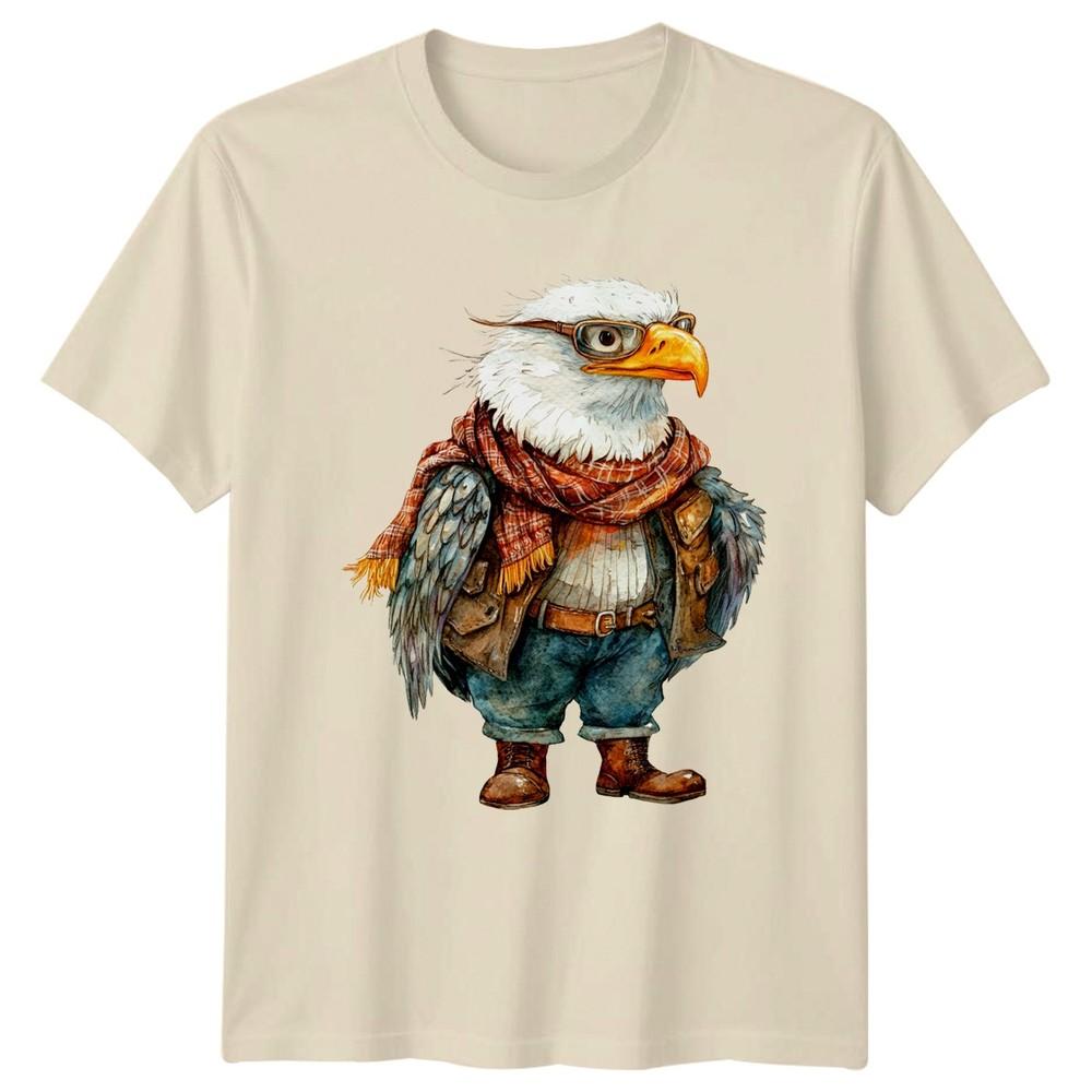 Hipster Eagle TShirt Bird Lover Gift For Him And Her