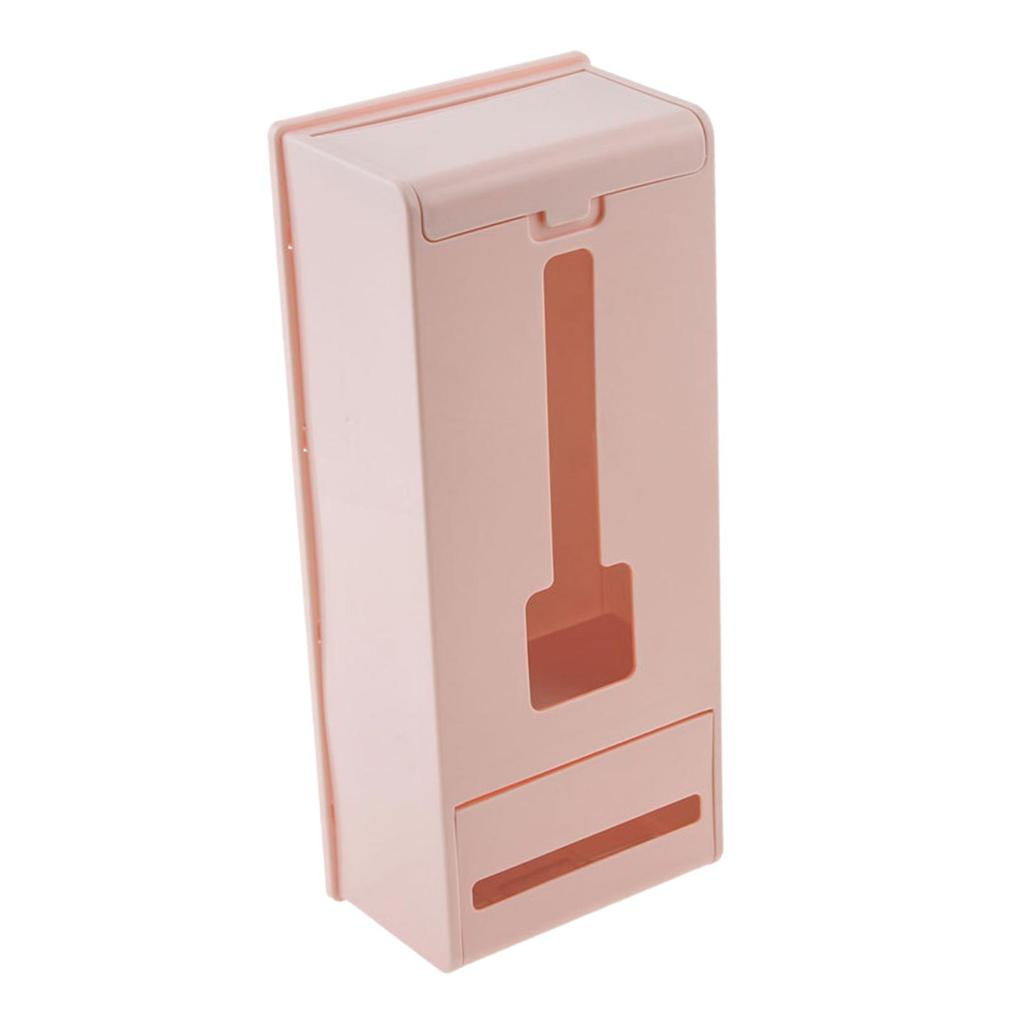 Grocery Bag Holder Container Decoration Trash Organizer for Bedroom Living Room , Pink
