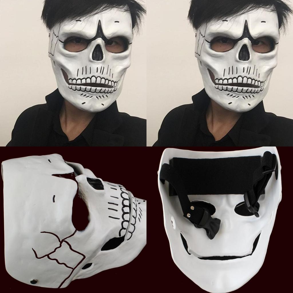 James Bond 007 Terrifying Ghost Mask Realistic Resin Costume Accessory For Halloween And Festivals