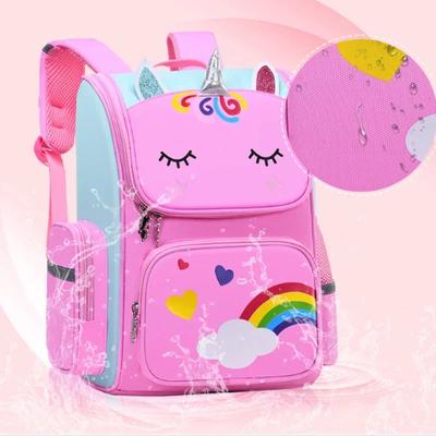 Neu Große Schul Niedlich Schüler Schulrucksack Cartoon Einhorn Bagpack Grundschule Buchtaschen für Mädchen im Teenageralter