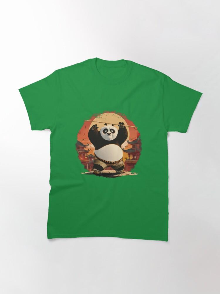 Kung Fu Panda Panda Kung Fu Klassisches T-Shirt