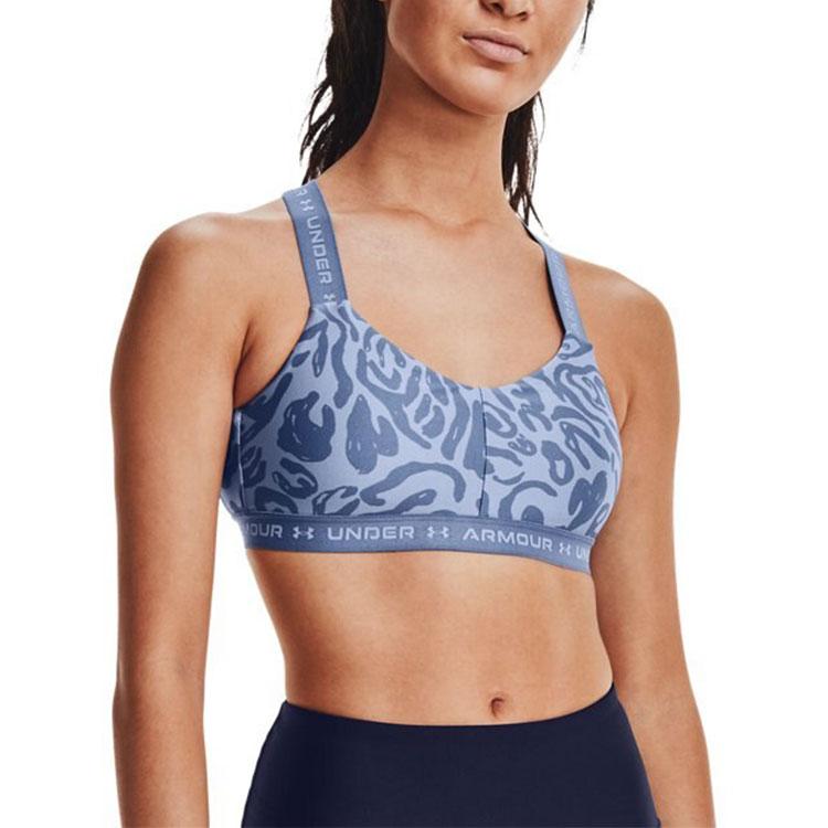 Women's Under Armour Crossback Sports Underwear Women's Blue Moderate